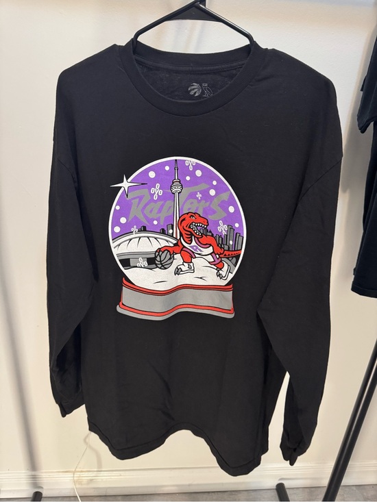 OVO Other - OVO Black Long Sleeve Raptors Snow Globe Graphic Tee
